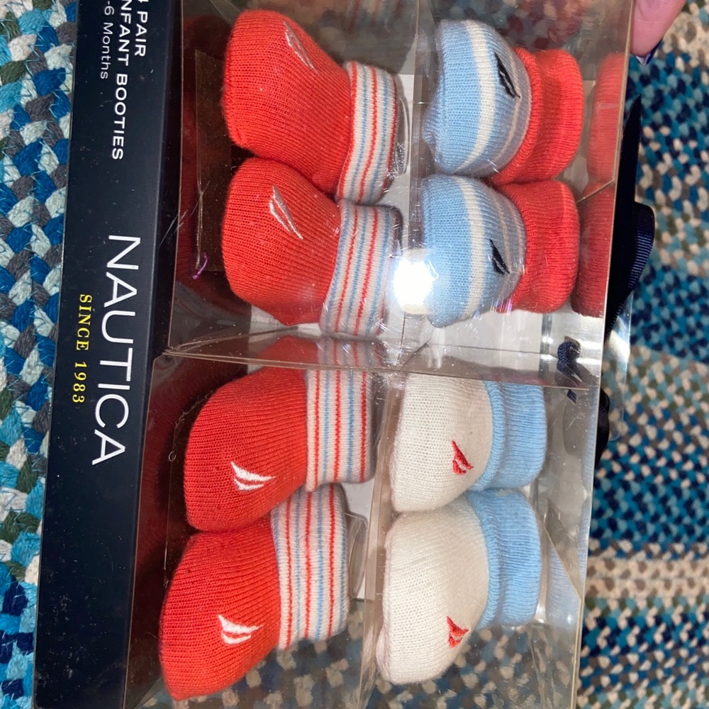 0-6 months Nautica Booties